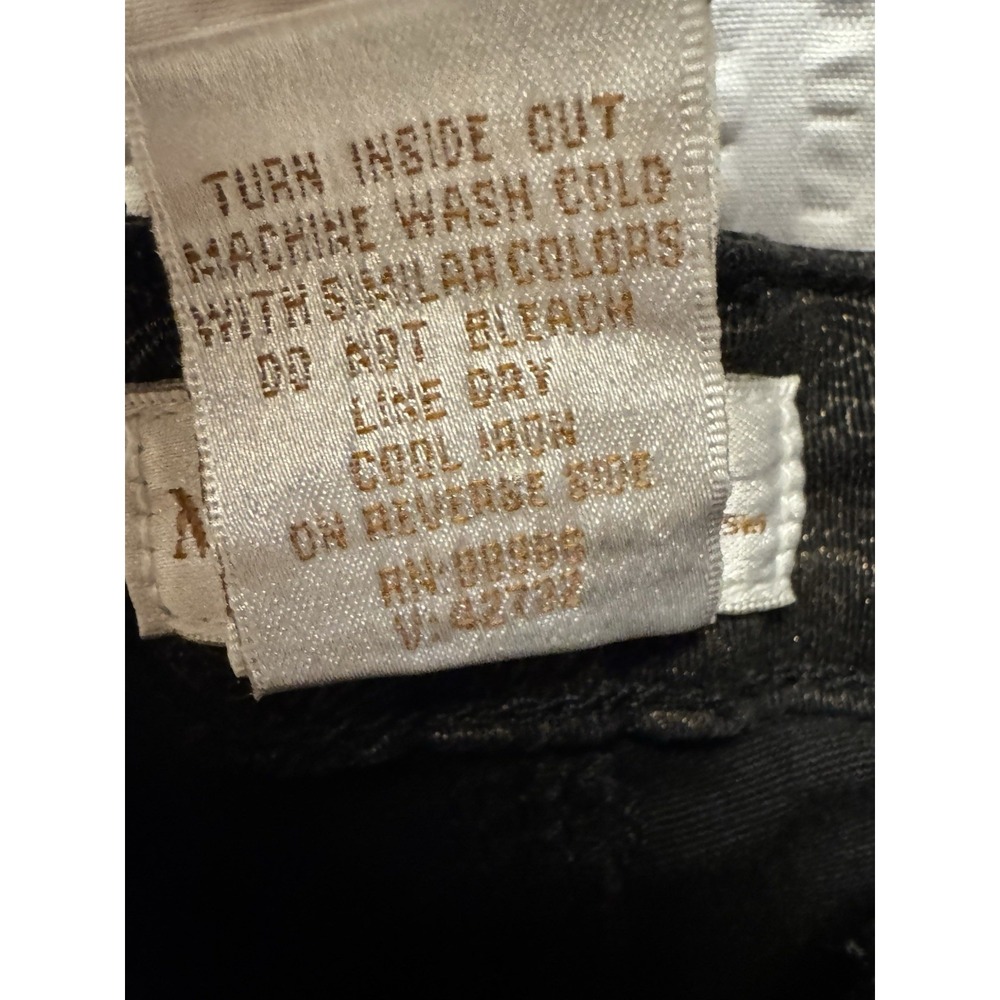 Monroe & Main Black‎ and Gold Paisley Print Women's Pants Size 6 NWOT Gothcore - Picture 9 of 12